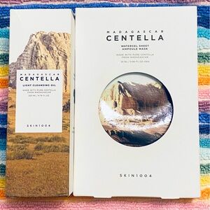 Skin1004 Bundle: Centella Light Cleansing Oil and Watergel Sheet Mask 5pack